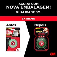 Fita Dupla Face 3M Extreme: Fixação Forte e Sem Furos! - imagem 2