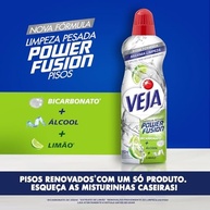 Veja Limpeza Pesada Power Fusion Limão - Limpador de Pisos 950ml com Máxima Potência - imagem 5