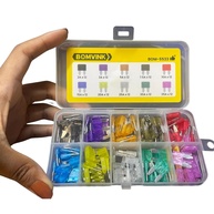 Kit Fusíveis Automotivos 120 Peças (2A-35A) BOMVINK - Proteção Essencial com Caixa Organizadora - imagem 1