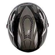 Capacete Moto Integral GTX FOX Grafite Brilhante Tamanho 56 - Fw3 - imagem 2
