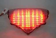 Lanterna Traseira LED Fumê com Setas Integradas para Yamaha FZ6 (2003-2008) - imagem 5
