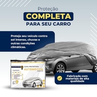Capa Protetora Automotiva 100% Impermeável com Forro - Proteção Total para Seu Carro (M, G, GG) - imagem 3