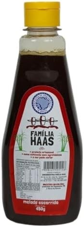 Melado Escorrido De Cana Orgânico Família Haas Bisnaga 450 G - imagem 3