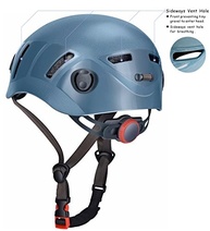Capacete de Trabalho Tontron Azul - Segurança e Conforto para Escalada (Tamanho G) - imagem 3