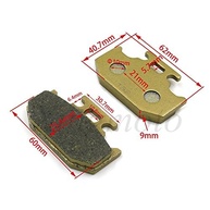 Pastilhas de Freio a Disco NBX para Kawasaki KX 125 G1 e Yamaha WR 500 ZE - Durabilidade e Performance - imagem 3