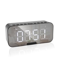 Relógio Despertador Digital G10: Caixa de Som Bluetooth 5.0, LED Espelhado e Rádio FM - imagem 3