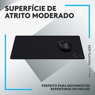 Mouse Pad de Tecido com Base Antiderrapante Logitech G240 Otimizado para Jogos e com Superfície de Atrito Moderado - imagem 2