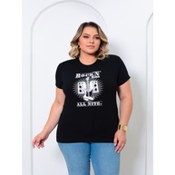 Blusa Plus Size: Kit 2 Camisetas GG ao G3 - imagem 2