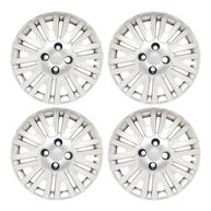 Kit 4 Calotas Aro 14 Prata para Gol G5 Power (2009-2010) - Design Moderno e Proteção - imagem 1
