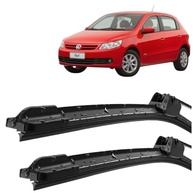 Par de Palhetas Limpador Para-brisa Gol G5 2009-2012 Silicone Tipo Gancho - imagem 2
