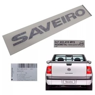 Adesivo Tampa Traseira Saveiro G5 G6 Original Volkswagen - Preto Elegante - imagem 2