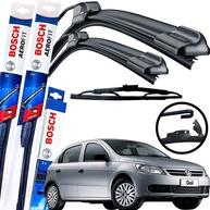 Kit Palhetas Limpador Parabrisa Bosch Aerofit Dianteira + Traseira para VW Gol G5/G6 (2009-2012) - imagem 1