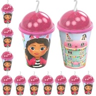Kit 10 Copos e Canudos A Casa Mágica da Gabby - Festa Infantil Divertida - imagem 2