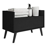 Gabinete Banheiro 60cm Retrô: Charme e Praticidade - imagem 1