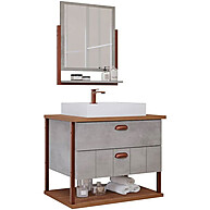 Gabinete Banheiro 60cm Uni MGM: Elegância e Praticidade - imagem 1