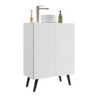 Gabinete Banheiro Retrô 63cm: Organize com Estilo! - imagem 1