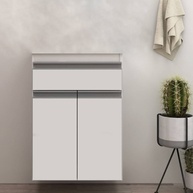 Gabinete de Banheiro 50cm Branco: Organize com Estilo! - imagem 1