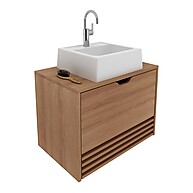 Gabinete de Banheiro 60cm: Organize com Estilo! - imagem 1