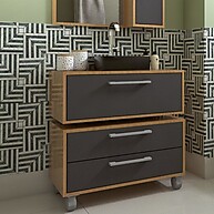 Gabinete de Banheiro 80cm: Elegância e Praticidade - imagem 1