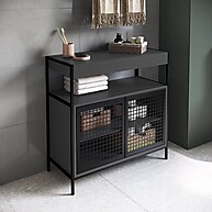 Gabinete de Banheiro Industrial 80cm: Estilo e Praticidade - imagem 1