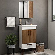 Gabinete de Banheiro Málaga: Compacto e Elegante - imagem 1