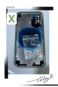 Gabinete iPhone X: Peça de Reposição Completa - imagem 1