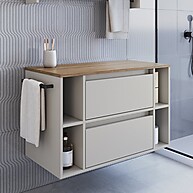 Gabinete Suspenso 80cm: Elegância para seu Banheiro - imagem 1