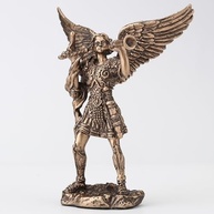 Estatueta Miniatura do Arcanjo Gabriel em Resina - 9,5 cm | Decoração e Presente Especial - imagem 4