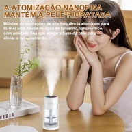 Projetor de Luz Galáxia com Umidificador de Ambiente Silencioso | Oscilação de Alta Frequência, Modos de Pulverização e Iluminação Estelar - imagem 4
