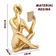 Kit Decorativo Luminária Galáxia Bola de Cristal + Estátua Pensador Abstrato - Decoração Criativa e Inspiradora - imagem 4
