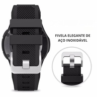 Pulseira Silicone 22mm compatível com Galaxy Watch 3 45mm - Galaxy Watch 46mm - Galaxy Watch LTE 46mm - Gear S3 Frontier - Gear S3 Classic - GTR 47mm - GTR 2 - Stratos 2, 2S - Stratos 3. - imagem 4