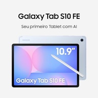 Tablet Samsung Galaxy Tab S10 FE, Azul, 10.9", Wifi, 128GB, 8GB RAM, Camera Traseira de 13MP, Câmera Frontal de 12MP Ultra Wide, Wifi 6, IP68, Android 15 - imagem 2