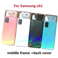 Tampa Traseira Galaxy A51: Bateria, Câmera + Logo - imagem 2
