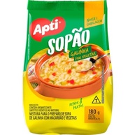 Apti Sopão de Galinha com Macarrão e Vegetais, 180g, Rende 8 Pratos - imagem 2