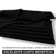 Pano de Prato Preto Pé de Galinha com Bainha - 5 Unidades | Absorção Superior e Estilo Moderno - imagem 2