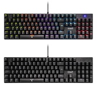 Teclado Mecânico Gamer Switch Blue Led Rgb 7 Cores Rainbow 12 Funções Anti Ghosting Abnt2 Usb para Pc Computador Notebook Mac - imagem 3