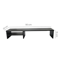 Suporte para Monitor Elevado 90cm com Prateleira - Organize Seu Home Office ou Setup Gamer - imagem 4