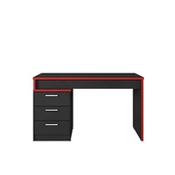 Mesa Gamer Escrivaninha Desk DRX 5000 - Design Preto/Vermelho com Estilo e Conforto - imagem 4