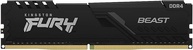 MEMÓRIA KINGSTON FURY BEAST DIMM DDR4 8GB 3200 MHZ KF432C16BB/8 1,35V 1Rx* 288 pinos Desktop Gamer - imagem 1