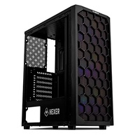 Gabinete Gamer Mancer Hexer | Rainbow | Mid-Tower | Lateral de Vidro | Com 3 Fans | Preto | MCR-HEX-RB01 - imagem 3