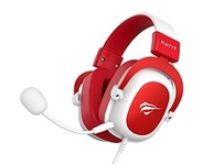 Havit Headphone Fone de Ouvido H2002d Red, Gamer, com Microfone, Falante 53mm, Plug 3, 5mm: compatível com XBOX ONE e PS4, HV-H2002d Cor Vermelho e Branco - imagem 2