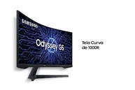 Monitor Gamer Curvo Samsung Odyssey 34’’, Ultra WQHD, 165Hz, 1ms, tela ultrawide, HDMI, Display Port, Freesync Premium, preto, série G5 - imagem 4
