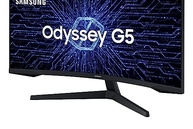 Monitor Gamer Curvo Samsung Odyssey 34’’, Ultra WQHD, 165Hz, 1ms, tela ultrawide, HDMI, Display Port, Freesync Premium, preto, série G5 - imagem 2