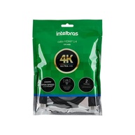 Cabo HDMI 1.4 Intelbras 2m (CH 1420): Imagem 4K e Som Imersivo para Sua TV e Games! - imagem 4