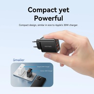 Vention 30W GaN: Carregador Rápido USB-C - imagem 2