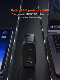 Carregador GaN 65W LDNIO: Power Up Rápido! - imagem 3