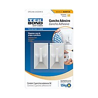 Gancho Adesivo Quartzo Tekbond: Fixação Sem Furos! - imagem 1