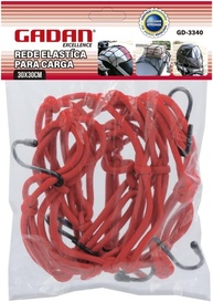 Rede Elástica de Carga para Moto 30x30cm com Ganchos: Segurança e Praticidade para suas Viagens - imagem 2