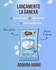 Suspiro Proteíco - 30g Tradicional - La Ganexa - imagem 3