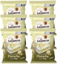 Kit 6 Alfajor La Fajor 50g Recheado C/ Chocolate Branco e Pistache - La Ganexa - imagem 1